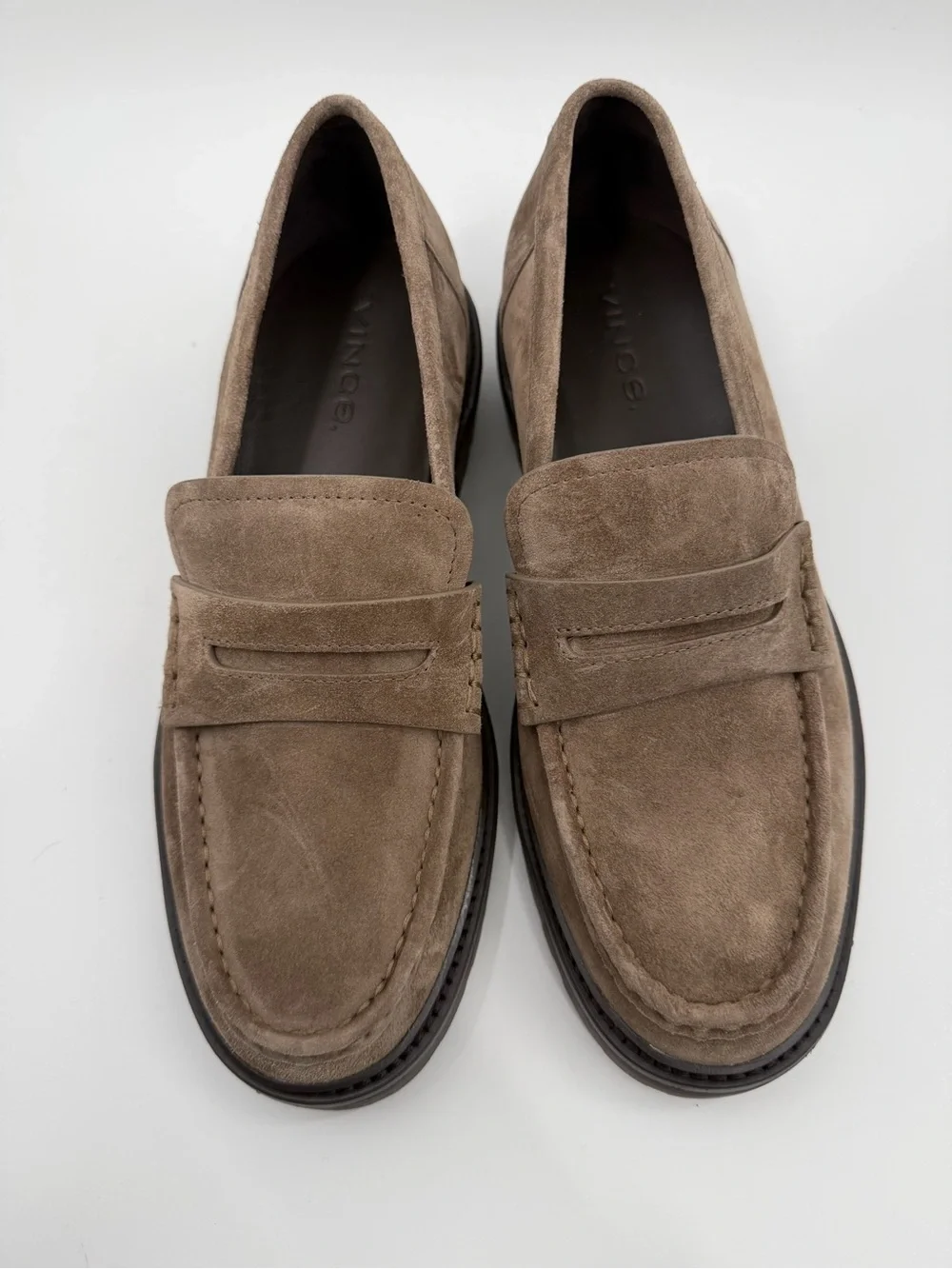 Vince Delmore Suede Lug Sole Loafer